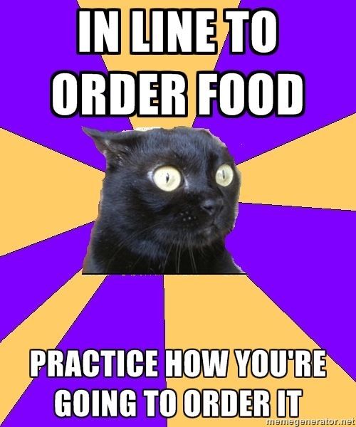 In line ordering food In line ordering food