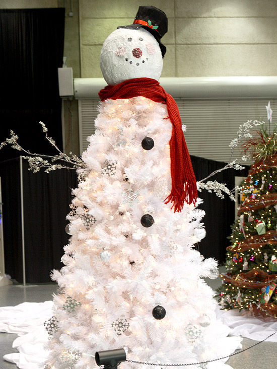Snowman Christmas Tree Snowman Christmas Tree
