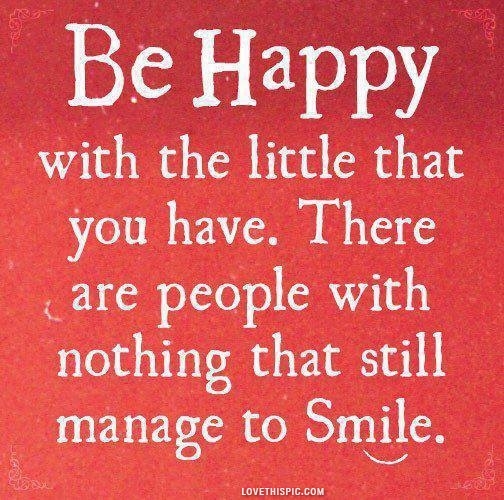 be happy