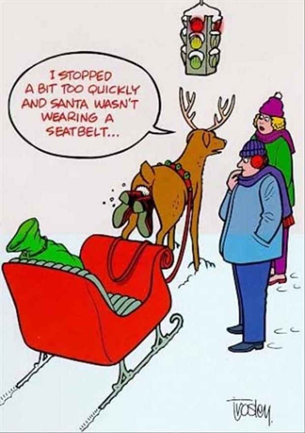 Santa Wasn't Wearing A Seatbelt Santa Wasn't Wearing A Seatbelt
