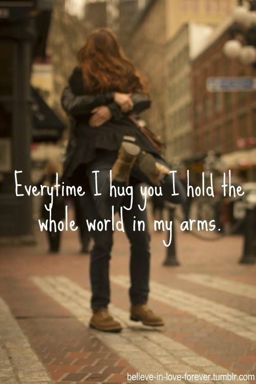 When I Hug you