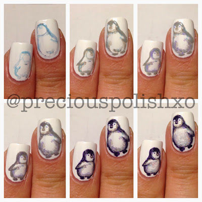 Penguin nails Penguin nails