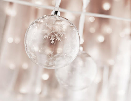 Transparent ornament