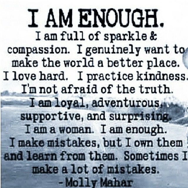 I am enough I am enough
