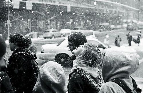 Eating snowflakes