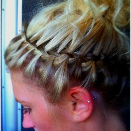 Upside Down Waterfall Braid Headband