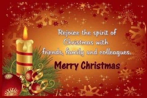 Rejoice the spirit of Christmas with friends, family and colleagues