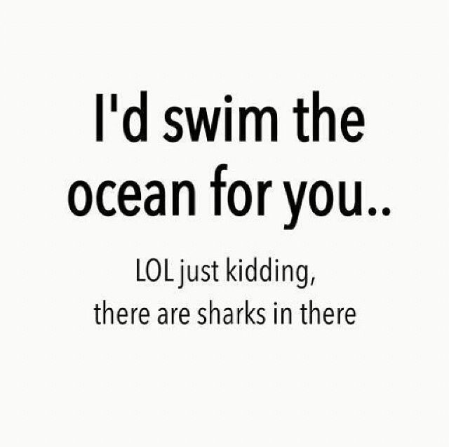 I'd Swim the OCean for You I'd Swim the OCean for You