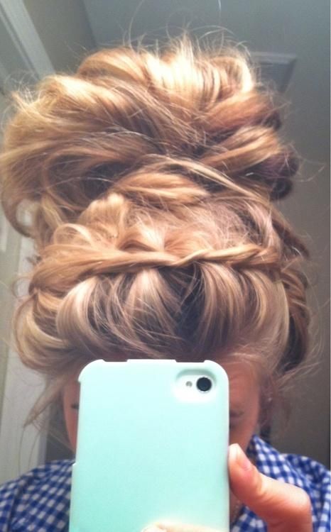 Messy updo