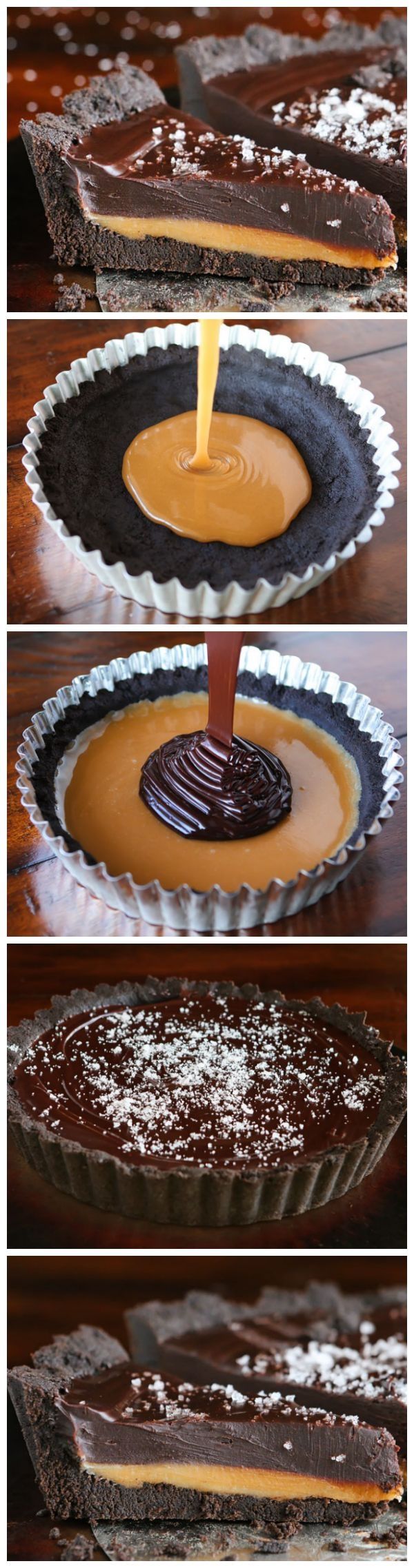 Dark Chocolate Oreo Pie