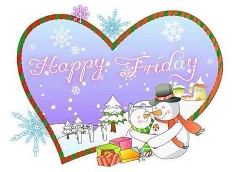 Snowmen Happy Friday