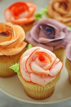 Flower Cupcakes Flower Cupcakes