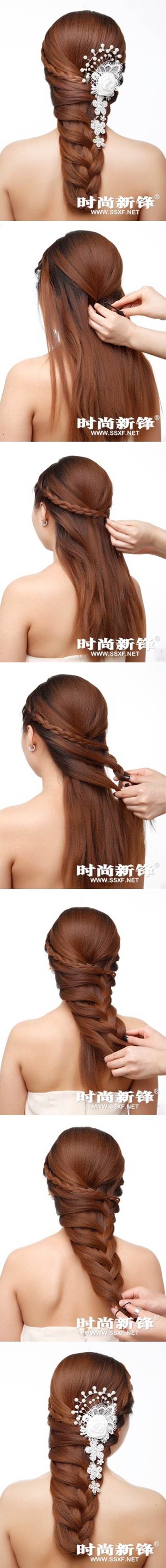 How to make a asymmetrical braid hairstyle