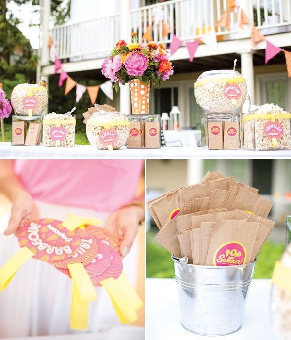 BBQ popcorn bar