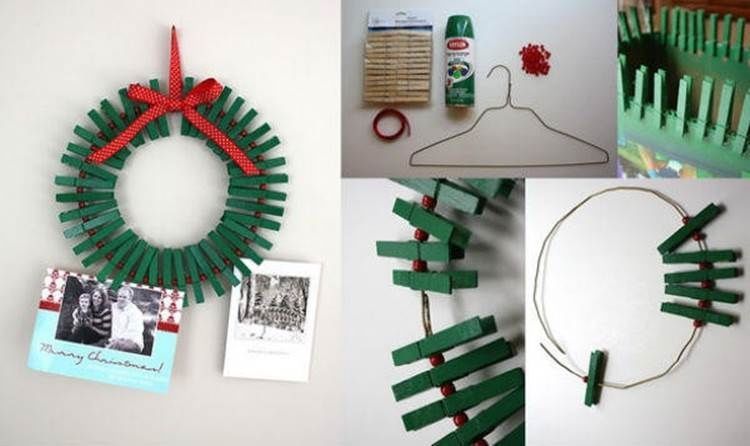 How to make a clothespin photo frame
