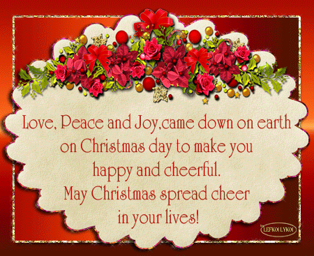 May Christmas Spread Cheer in Your Lives.... May Christmas Spread Cheer in Your Lives....