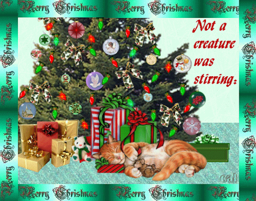 Not a creature was stirring....