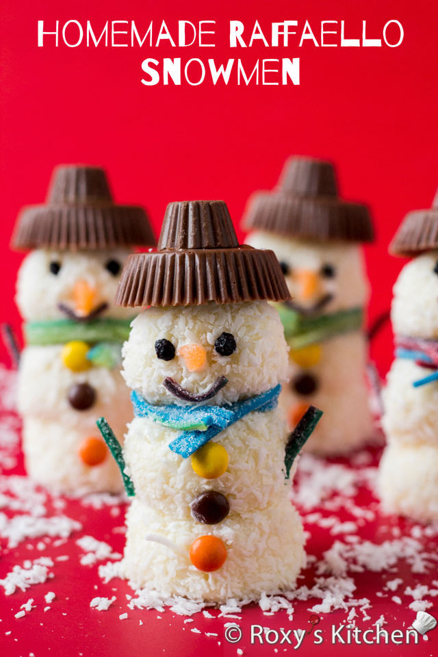 DIY Edible Snowmen