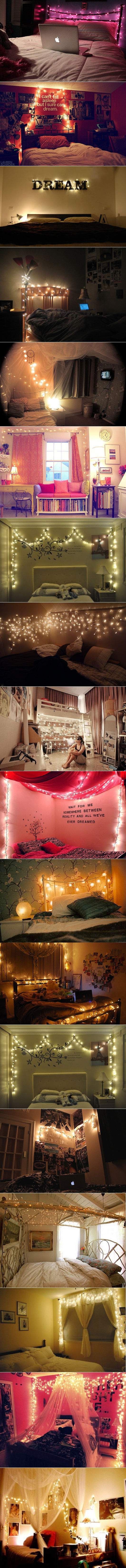 Bedroom String Light Ideas Bedroom String Light Ideas