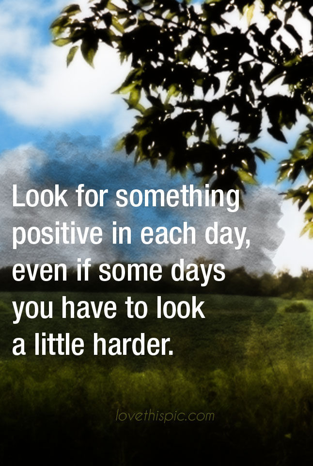 Something positive 