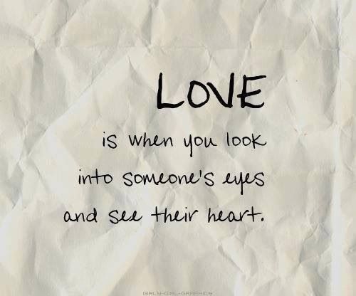 Love is when