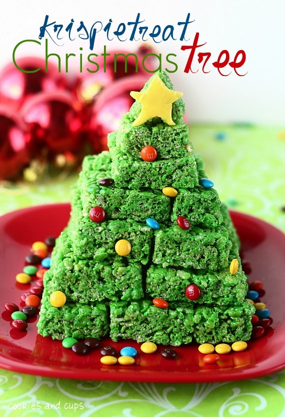 Rice Krispie Christmas tree