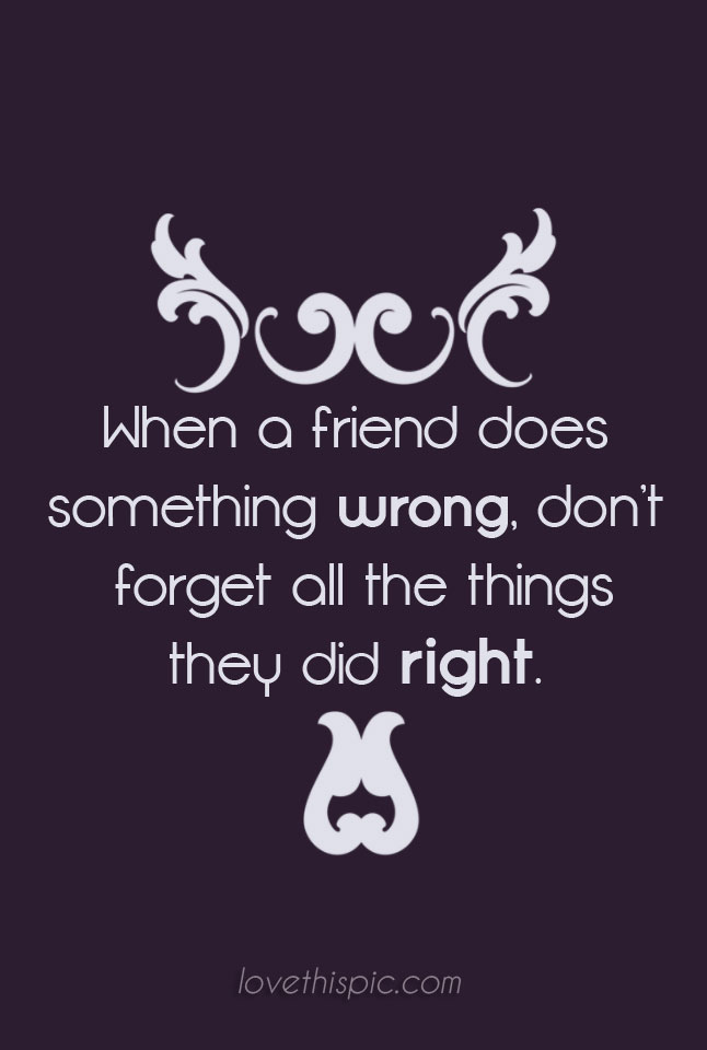 When a friend When a friend