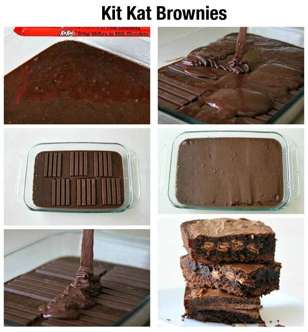 Kit Kat Brownies