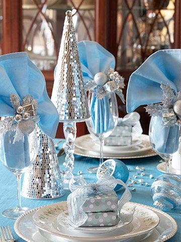 Hanukah and Christmas Table
