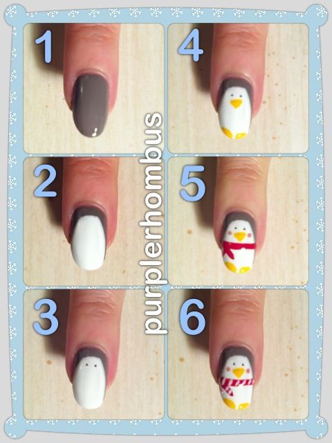 Cute Penguin Nails Cute Penguin Nails