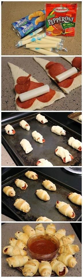 Pepperoni Roll Ups