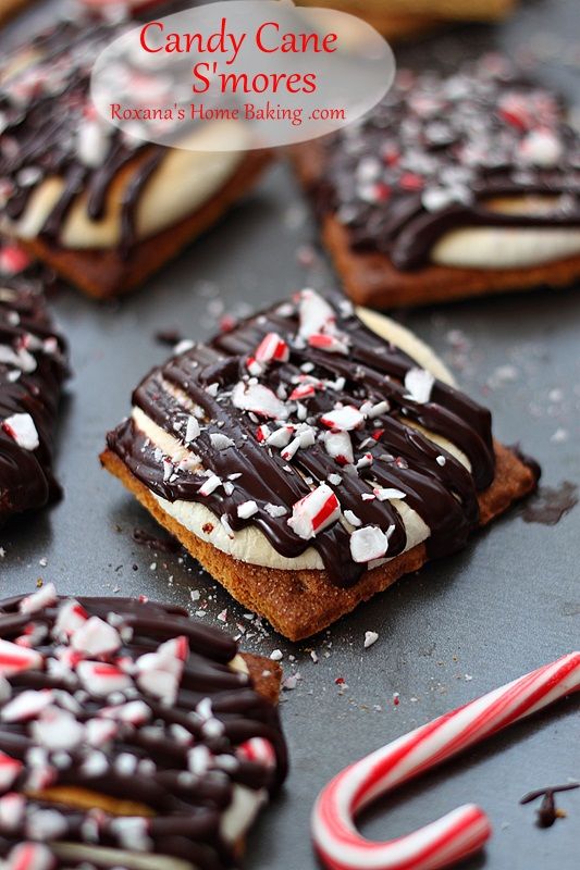 Candy Cane Smores Candy Cane Smores