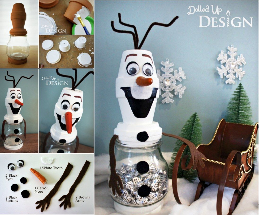 How to make a olaf jar How to make a olaf jar