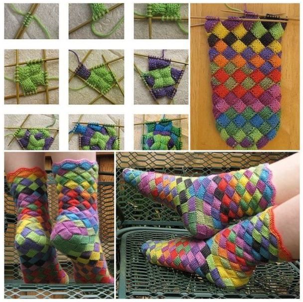 How to make rainbow socks How to make rainbow socks