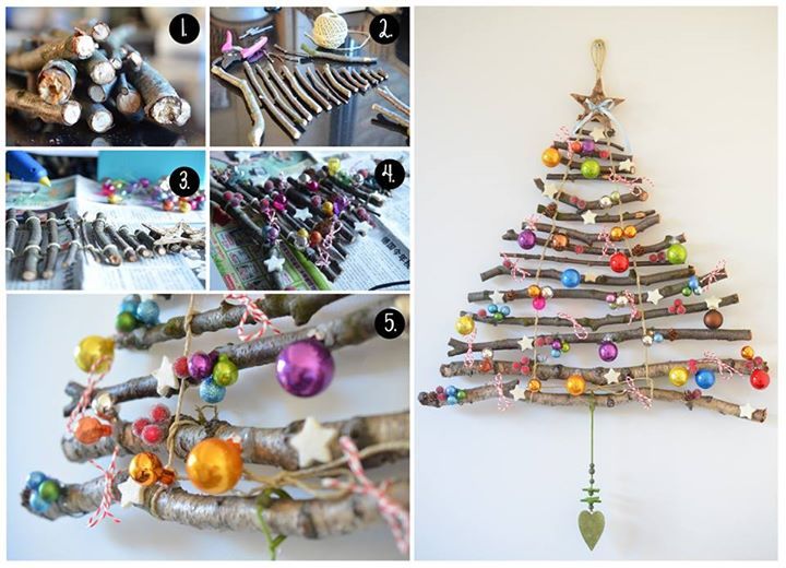 How to make a natural christmas tree