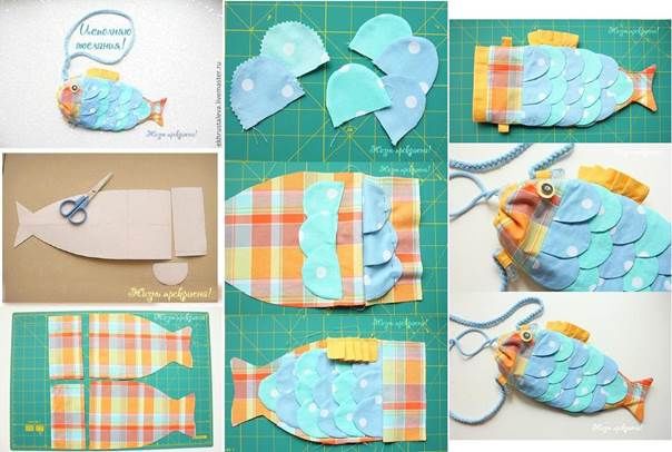 How to make a fabric fish purse How to make a fabric fish purse