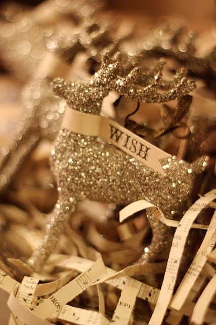 Reindeer glitter ornament Reindeer glitter ornament
