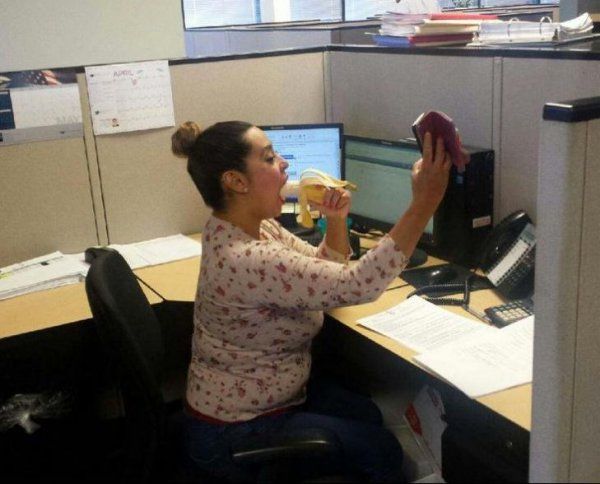 Bad moment to take a selfie