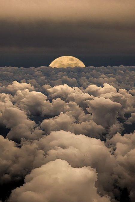 Clouds & Moon