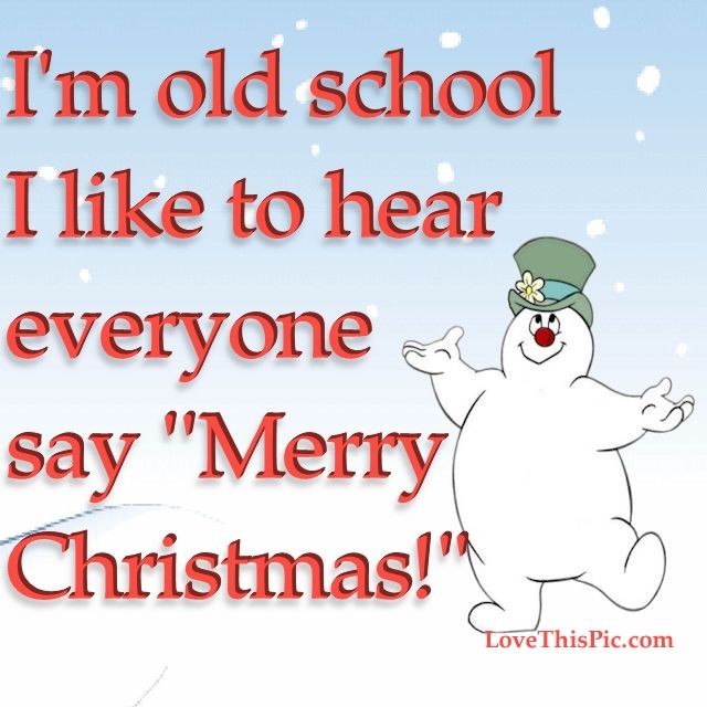 I'm Old School Merry Christmas I'm Old School Merry Christmas