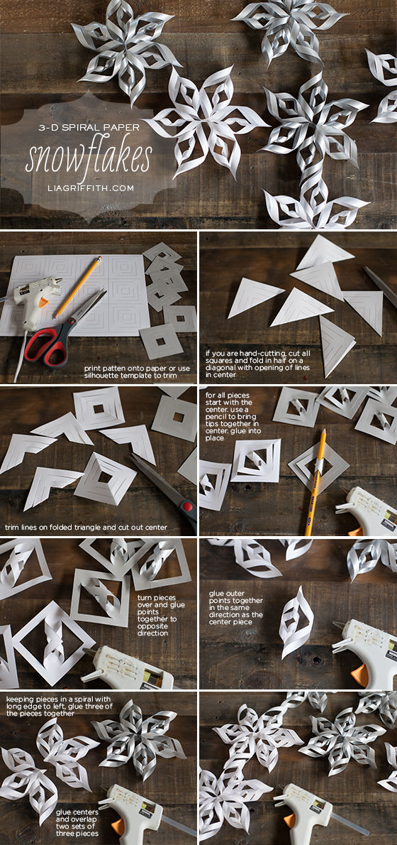 DIY Paper Snowflakes DIY Paper Snowflakes