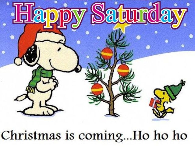 Christmas Saturday Snoopy Christmas Saturday Snoopy