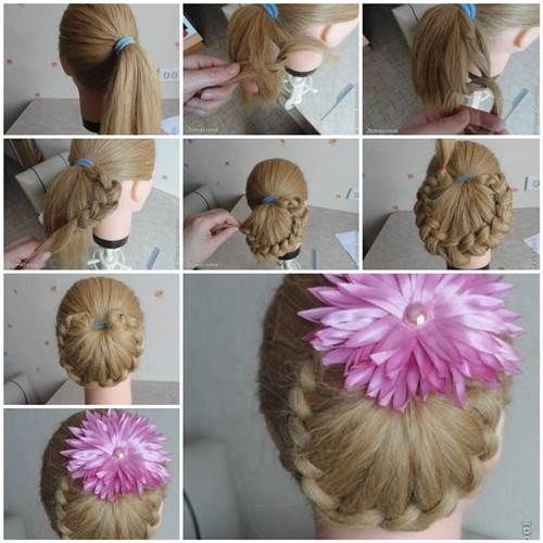 How to make a ponytail braid