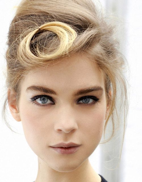 Idea for Remarkable Bangs: Evening Hairstyle