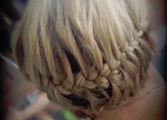 High Bun Braided with Pigtails