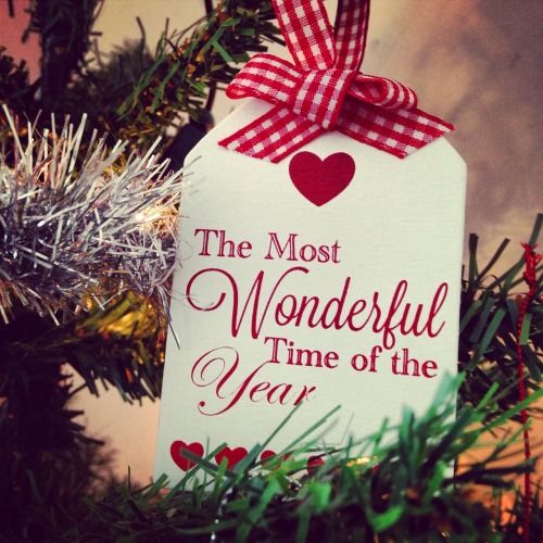 Christmas ornament tag