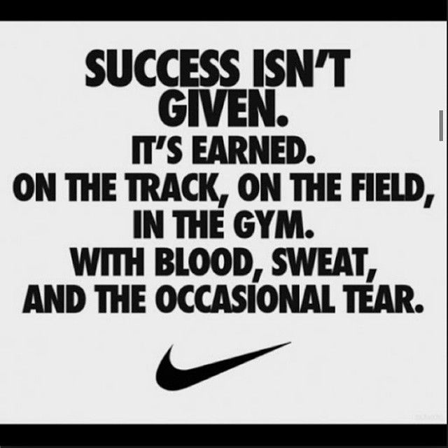 Success isnt given Success isnt given