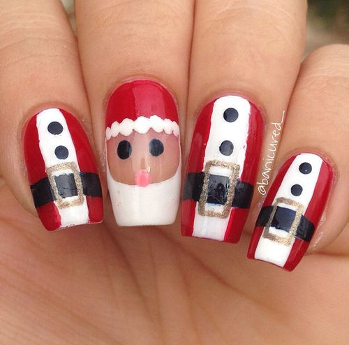 Santa Nails Pictures, Photos, and Images for Facebook, Tumblr ...