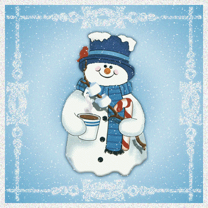 Snowman with Cocoa Snowman with Cocoa