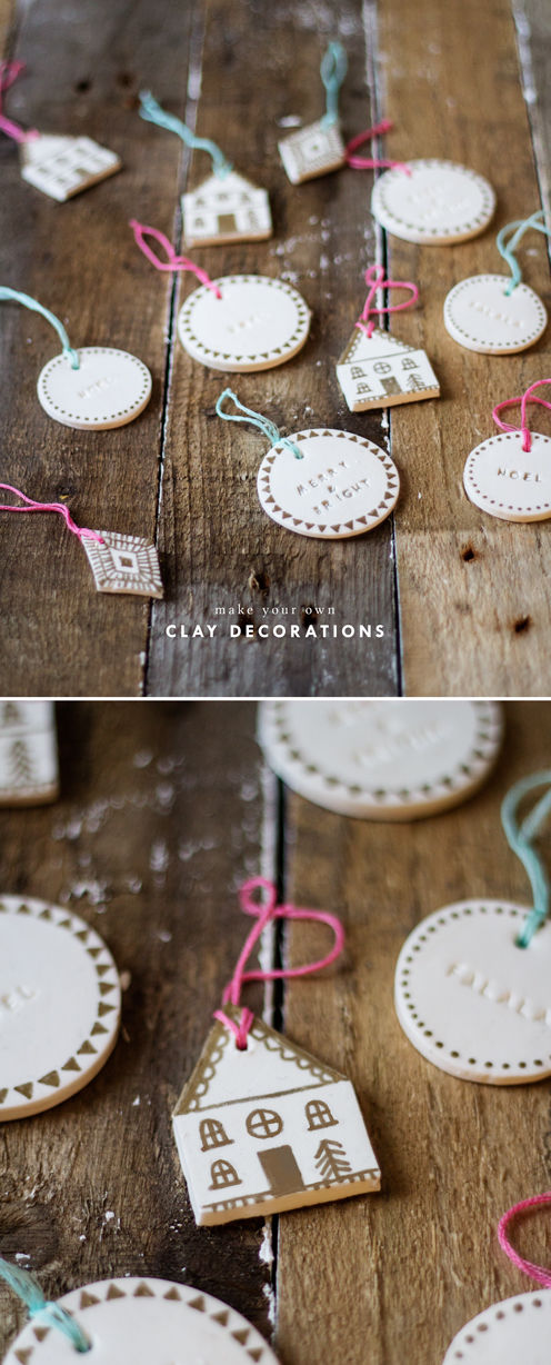 Christmas clay decorations Christmas clay decorations